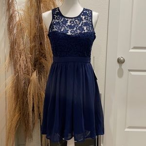Lulus navy dress
